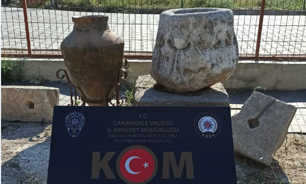 Tarihi eser kaçakçılığı!..26 adet kültür varlığı ele geçirildi.. haberi