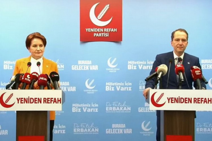 Akşener ve Erbakan'dan siyasi istişare