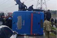 Cezaevi Nakil Aracı Devrildi: 19 Yaralı, 2&rsquo;sinin Durumu Ağır