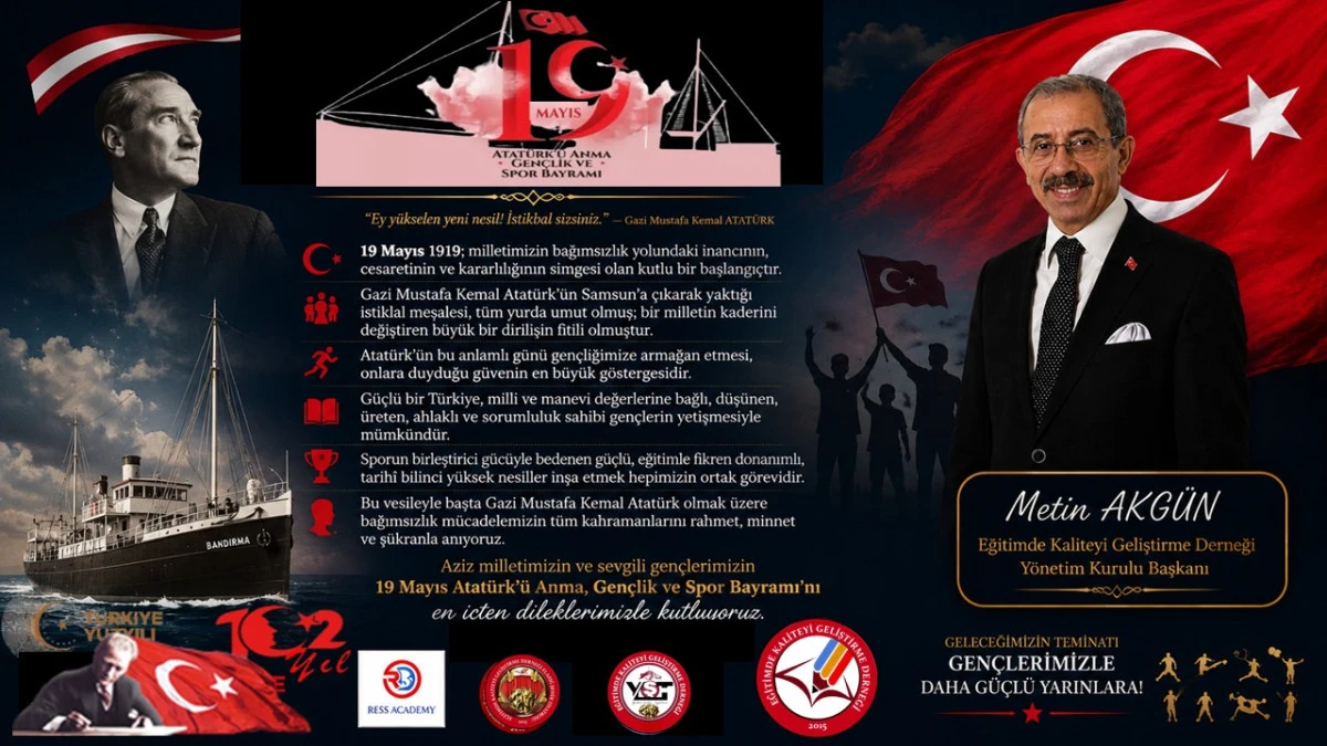 Başkan Akg&uuml;n; &lsquo;19 Mayıs Sıradan Bir G&uuml;n Değildi&rsquo; 