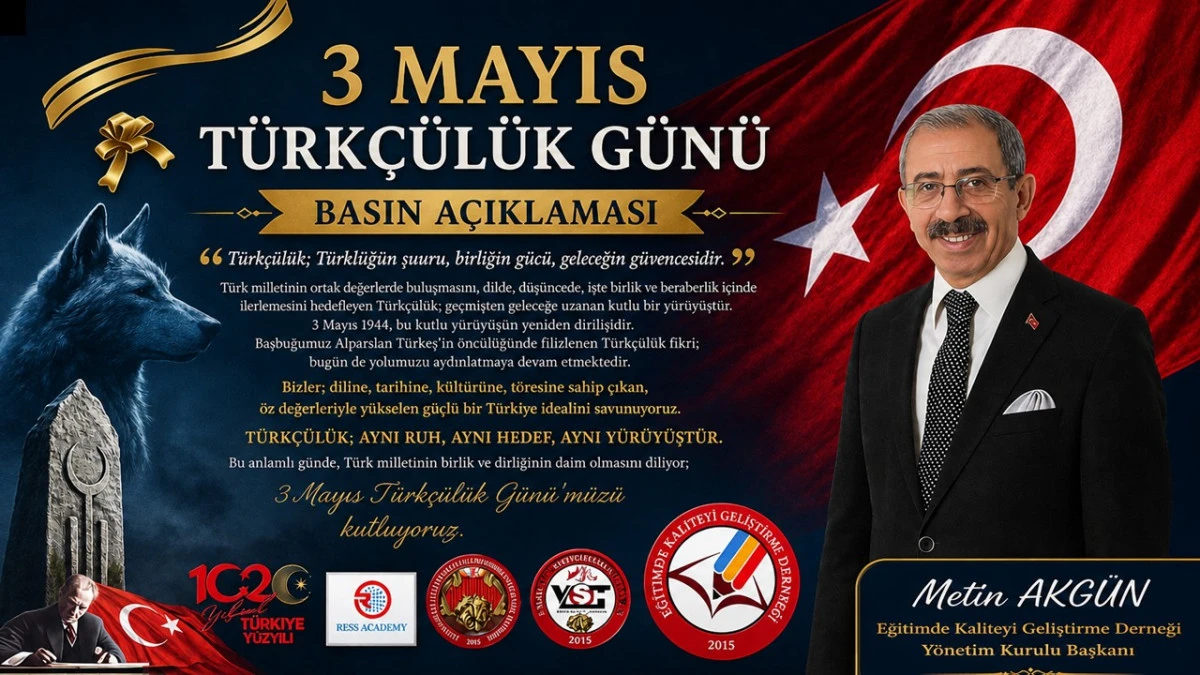 Başkan Akg&uuml;n: &lsquo;3 Mayıs&rsquo;ın Taşıdığı Anlam Derinliğini Anlamalıyız&rsquo;