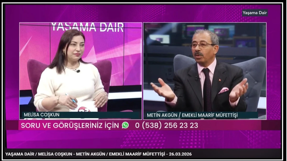 Başkan Akg&uuml;n Kanal 23'te 'Melisa İle Yaşama Dair' Programına Konuk Oldu