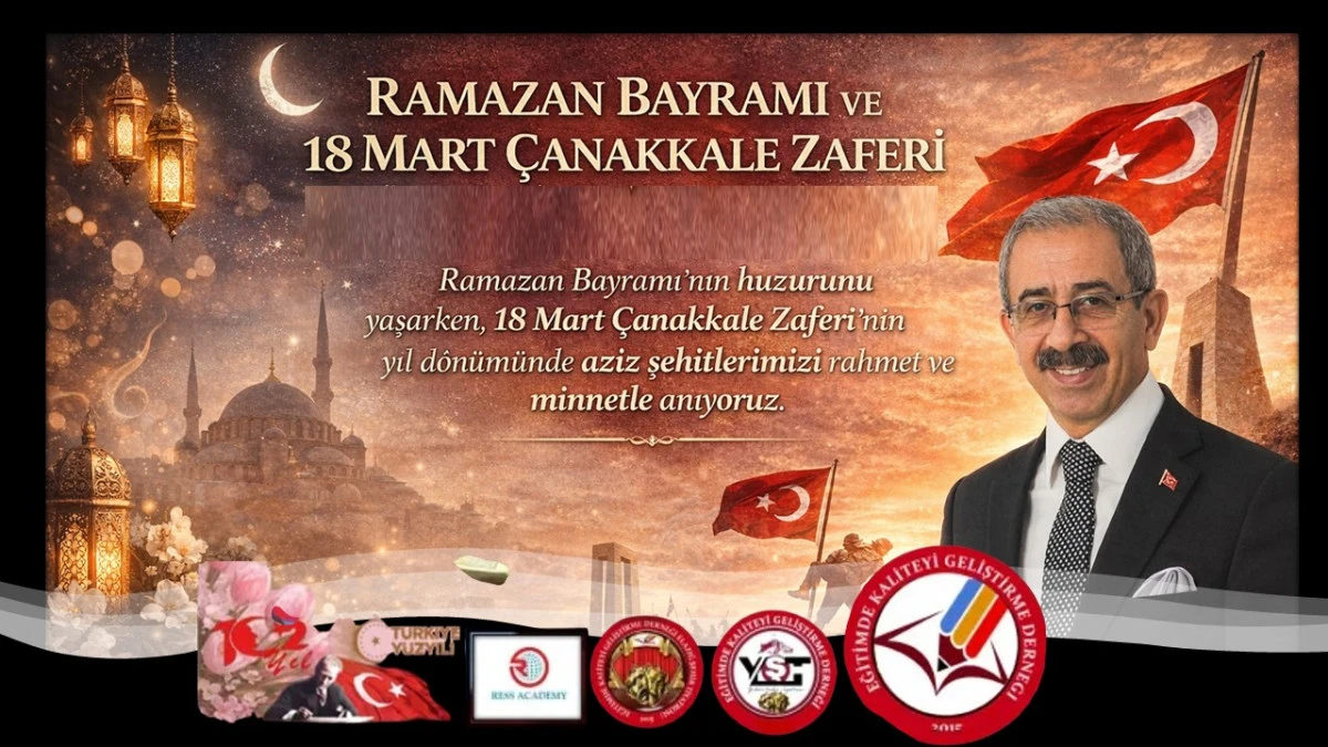 Başkan Akg&uuml;n&rsquo;den &lsquo;18 Mart &Ccedil;anakkale Zaferi&rsquo; ve &lsquo;Ramazan Bayramı&rsquo; Mesajı