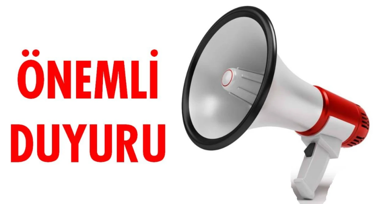 Çanakkale Belediyesi'nin altyapı çalışmaları nedeniyle duyuru