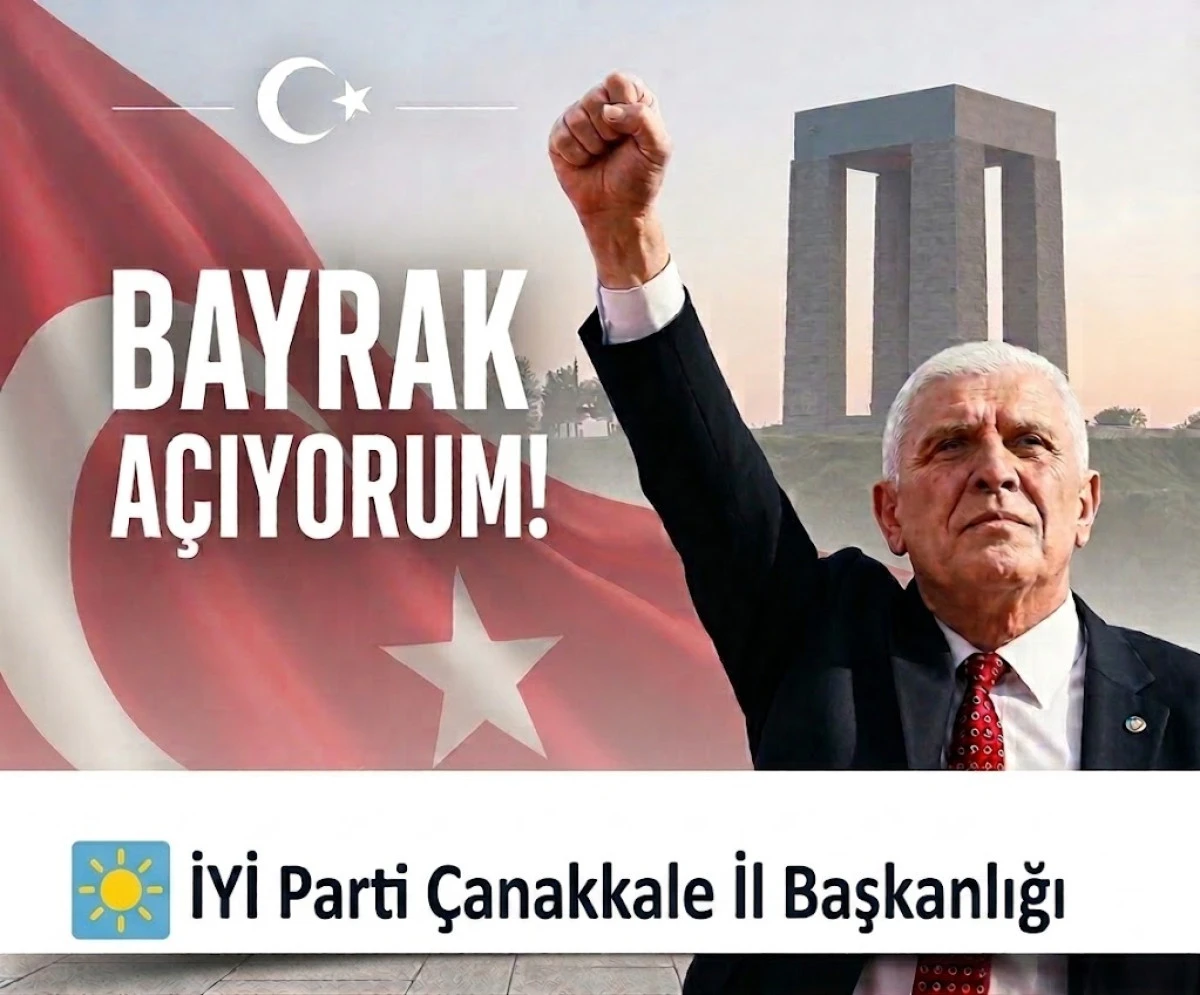 &Ccedil;anakkale İYİ Parti&rsquo;den Balıkesir&rsquo;e 18 otob&uuml;sle Dev &Ccedil;ıkartma
