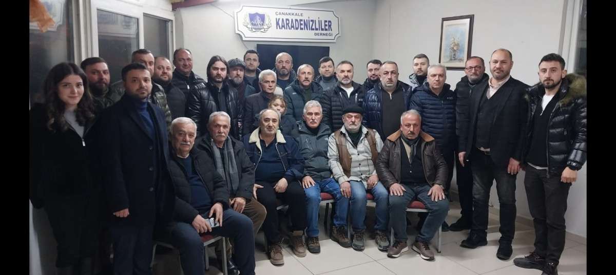 Çanakkale Karadenizliler Derneğinden Kılıç'a Destek Açıklaması
