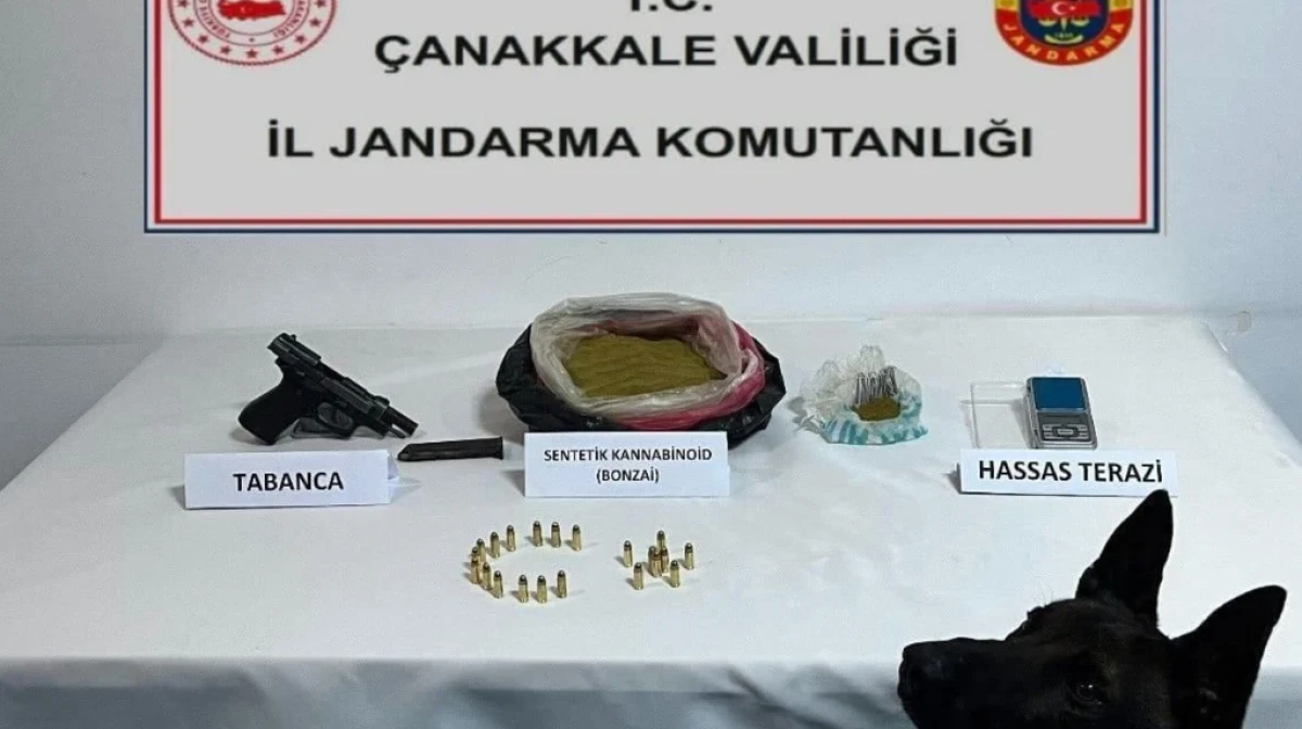 &Ccedil;anakkale&rsquo;de Jandarmadan Uyuşturucuya Darbe: 1 Tutuklama