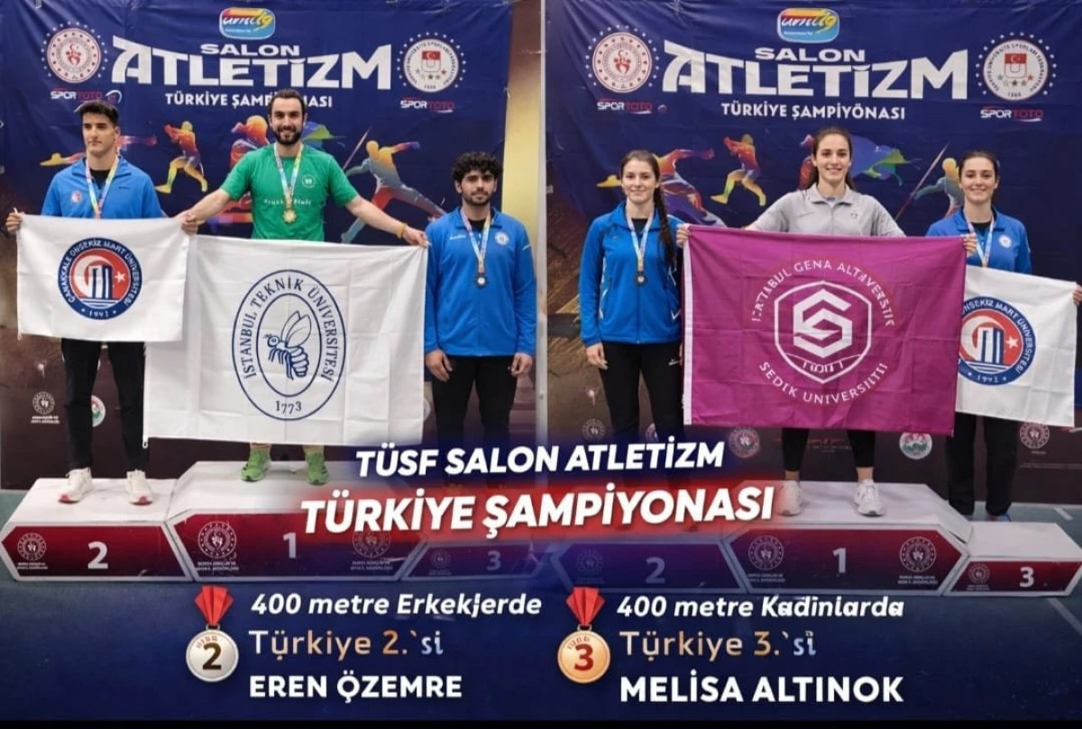 &Ccedil;OM&Uuml; Atletleri T&uuml;rkiye Şampiyonasında Zirvede
