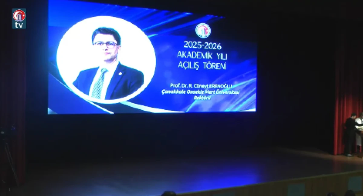 ÇOMÜ’den 2025–2026 Akademik Yılı Açılışına Katılanlara Teşekkür