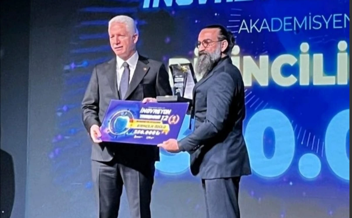 &Ccedil;OM&Uuml;&rsquo;l&uuml; Akademisyene Ulusal İnovasyon &Ouml;d&uuml;l&uuml; Getiren Tıbbi Buluş