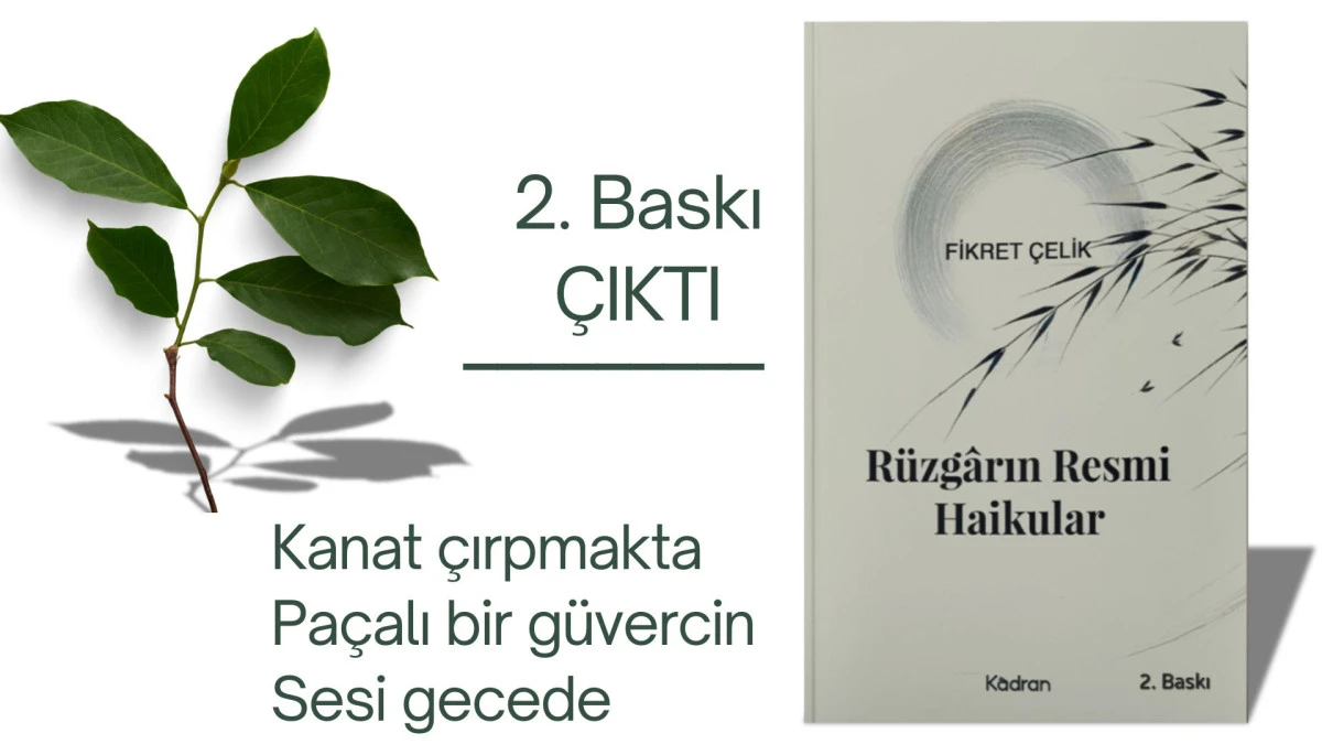 Fikret &Ccedil;elik&rsquo;in &ldquo;R&uuml;zg&acirc;rın Resmi Haikular&rdquo; Kitabı Yeniden Okurla Buluştu