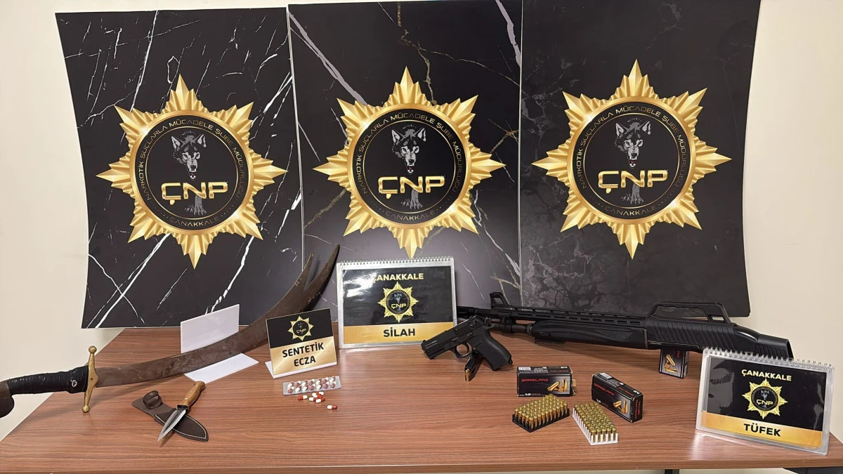 Firariden Silaha, Zehirden Trafiğe: &Ccedil;anakkale Emniyeti&rsquo;nin Bir Haftalık Bilan&ccedil;osu