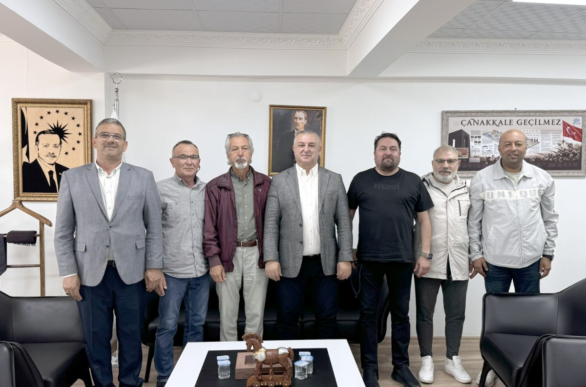 Gazetecilerden Geyikli Belediye Başkanı Oruçoğlu'na ziyaret