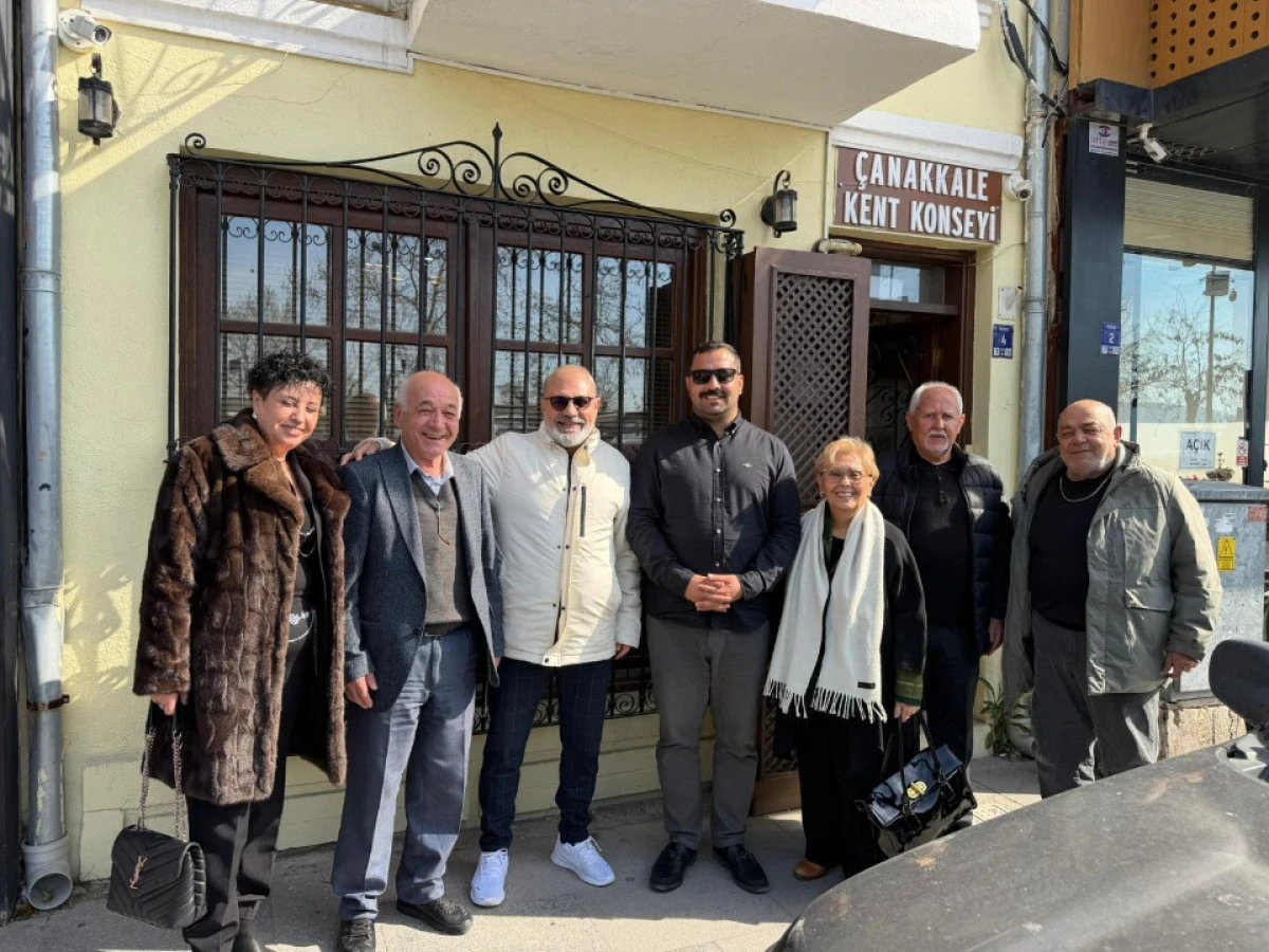 İYİ Parti &Ccedil;anakkale İl Y&ouml;netiminden Kent Konseyine Ziyaret
