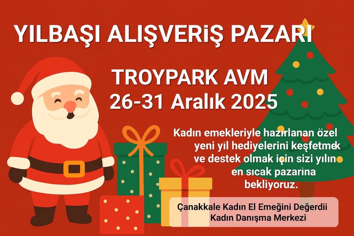 Kadın El Emeği Yılbaşı Pazarı Troypark AVM&rsquo;de A&ccedil;ılıyor