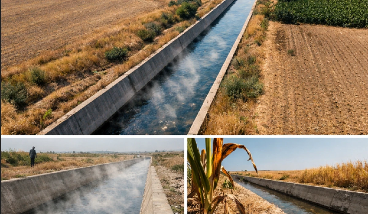 Kuraklıkla M&uuml;cadelede Kritik Sorun: &Ccedil;anakkale&rsquo;de A&ccedil;ık Sulama Kanalları