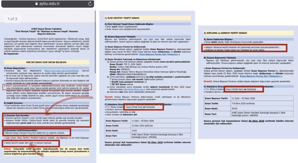 Suriyelilere verilen denklik belgeleri, Tehlike çok büyük haberi