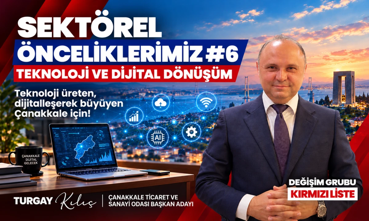 Turgay Kılı&ccedil;&rsquo;tan &Ccedil;anakkale&rsquo;ye Dijital D&ouml;n&uuml;ş&uuml;m Hamlesi