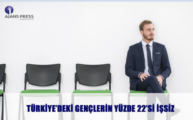 Türkiye’de gençlerin yüzde 22ʹsi işsiz..